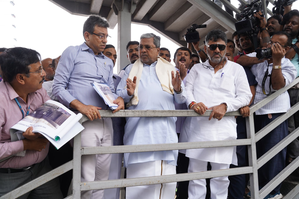 Siddaramaiah, Shivakumar make Bengaluru tour to take stock of monsoon preparations, BJP dismissive Siddaramaiah, Shivakumar make Bengaluru tour to take stock of monsoon preparations, BJP dismissive