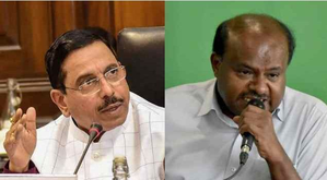 Kumaraswamy makes Cabinet debut, Pralhad Joshi gets new charge