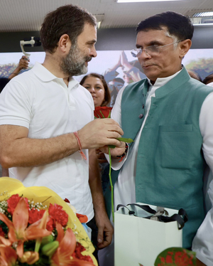 BJP poses 5 questions to Rahul Gandhi over close aide Pawan Khera’s multiple EPIC IDs 