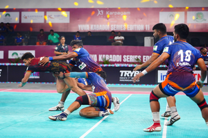 Yuva Kabaddi Series: Chandigarh Chargers hand UP Falcons first loss Yuva Kabaddi Series: Chandigarh Chargers hand UP Falcons first loss