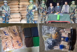 Assam Rifles seize drugs valued at Rs 12 crore, recover explosives Assam Rifles seize drugs valued at Rs 12 crore, recover explosives
