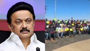 CM Stalin supports Tamil diaspora protest in US on 3-language policy CM Stalin supports Tamil diaspora protest in US on 3-language policy