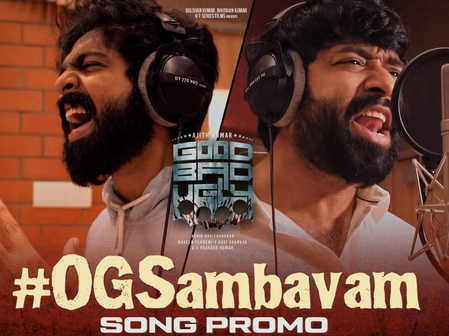 Makers of AjithKumar’s ‘Good Bad Ugly’ drop promo for film’s first single ‘OG Sambavam’! Makers of AjithKumar’s ‘Good Bad Ugly’ drop promo for film’s first single ‘OG Sambavam’!