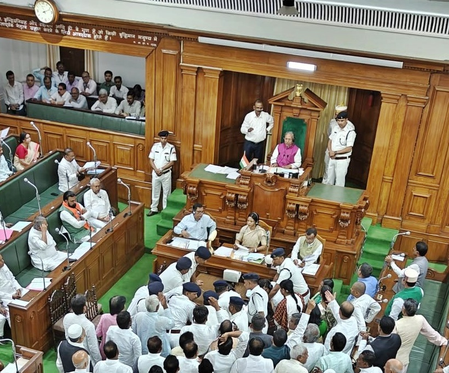 Uproar in Bihar Assembly over Waqf Amendment Bill