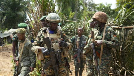 Ugandan military tightens border security after deadly clashes in neighbouring Congo Ugandan military tightens border security after deadly clashes in neighbouring Congo