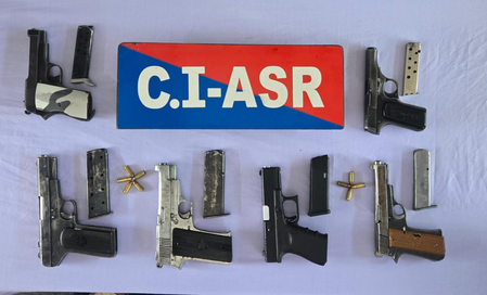 Illegal weapons smuggling network busted in Punjab; 3 held