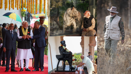 Visit to Mauritius, RSS HQ, Gir Park and more: How PM Modi’s March schedule looked like Visit to Mauritius, RSS HQ, Gir Park and more: How PM Modi’s March schedule looked like