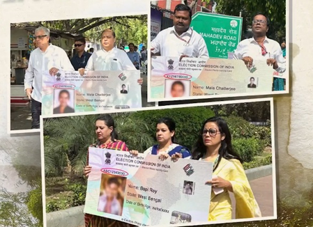 Rectify mistakes in EPIC cards before linking them with Aadhaar, Trinamool tells EC