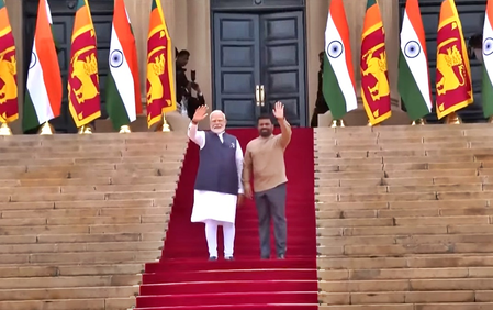 PM Modi holds talks with Lankan Prez Dissanayake in Colombo; Defence pact on agenda PM Modi holds talks with Lankan Prez Dissanayake in Colombo; Defence pact on agenda
