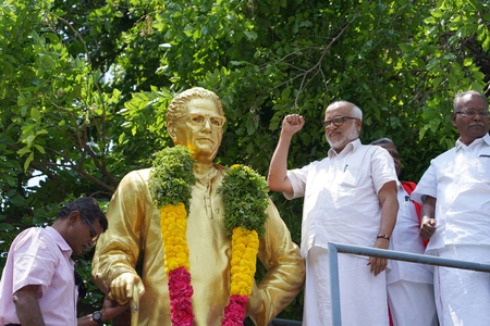 Rousing welcome for new CPI-M General Secretary M.A. Baby on return to Kerala