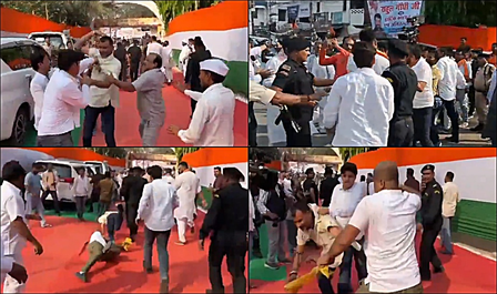 Clashes erupt in Bihar Congress office during Rahul Gandhi’s visit