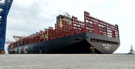 Adani’s Vizhinjam Port welcomes arrival of largest-ever container ship in Indian waters Adani’s Vizhinjam Port welcomes arrival of largest-ever container ship in Indian waters
