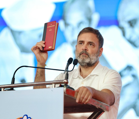 ‘Not our religion’: Rahul Gandhi slams BJP on sprinkling Gangajal in Ram Mandir after Rajasthan LoP’s visit