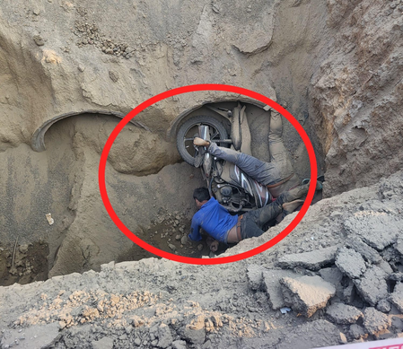 Two found dead in road construction pit in Ranchi, police launch probe Two found dead in road construction pit in Ranchi, police launch probe