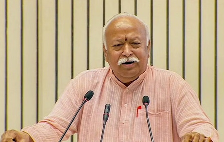 RSS Chief in Gujarat on April 12, to attend Valsad temple silver jubilee event RSS Chief in Gujarat on April 12, to attend Valsad temple silver jubilee event
