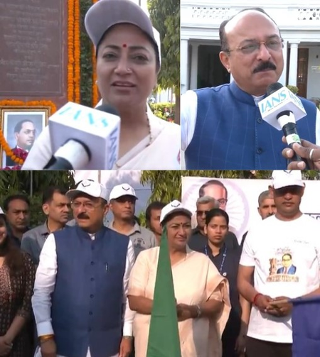 Delhi CM flags off marathon as part of Ambedkar Jayanti celebrations