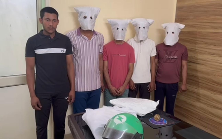 Five arrested for robbing medical store staff at gunpoint in Gurugram Five arrested for robbing medical store staff at gunpoint in Gurugram