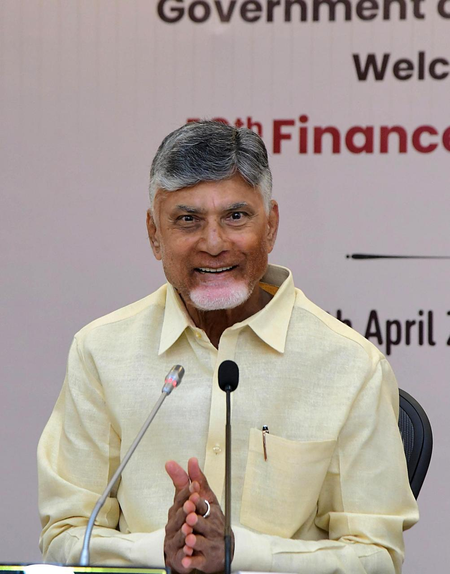 Chandrababu Naidu seeks spl assistance from 16th Financial Commission to rebuild Andhra