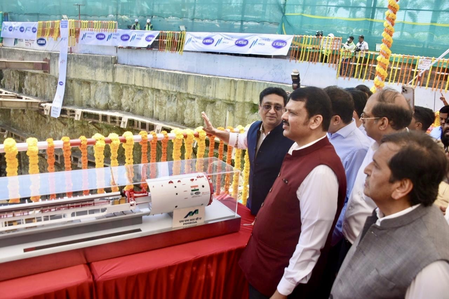 Maha: Metro Line 7A underground tunnel breakthrough successfully completed