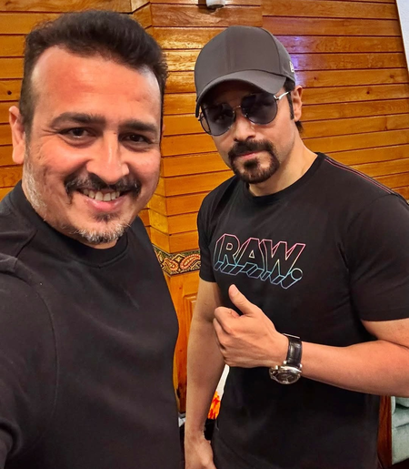 Emraan Hashmi arrives in Srinagar to mark a landmark day for Indian cinema