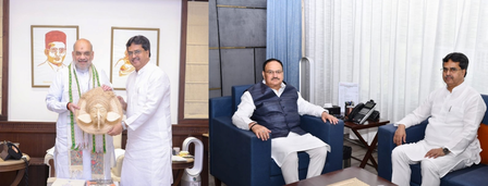 Tripura CM discusses state govt's key plans with HM Shah, JP Nadda