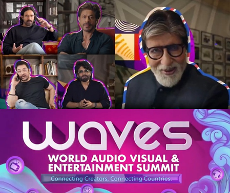 Indian cinemas biggest stars rally behind WAVES 2025 event in Mumbai Indian cinemas biggest stars rally behind WAVES 2025 event in Mumbai