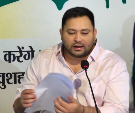 Nitish govt 'misusing' public funds for election campaign: Tejashwi Yadav
