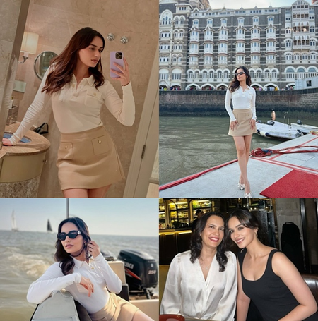 Manushi Chhillar's April so far includes shoots, events, painting & workouts