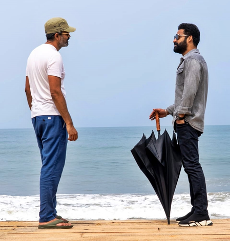 Picture of Jr NTR, Neel together ahead of their film’s shoot leaves fans thrilled Picture of Jr NTR, Neel together ahead of their film’s shoot leaves fans thrilled