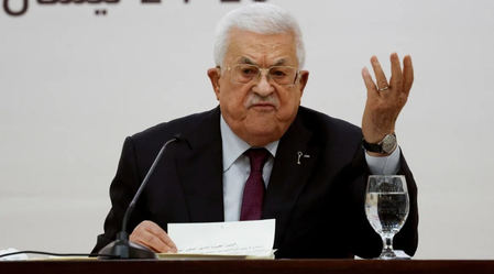 Palestinian President calls for int'l peace conference Palestinian President calls for int'l peace conference