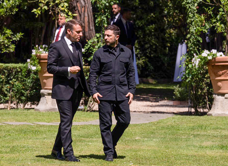 Macron says Putin-Zelensky meeting possible in two weeks