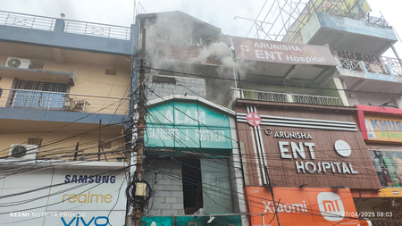 One dead, 10 rescued after massive fire at marketing complex in Ranchi