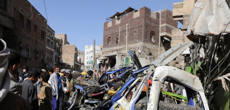 2 killed, 10 injured in US airstrikes on Yemen's Houthi-held capital: Report 2 killed, 10 injured in US airstrikes on Yemen's Houthi-held capital: Report