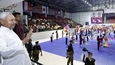 Nitish Kumar reviews preparation for Khelo India Youth Games 2025 in Patna