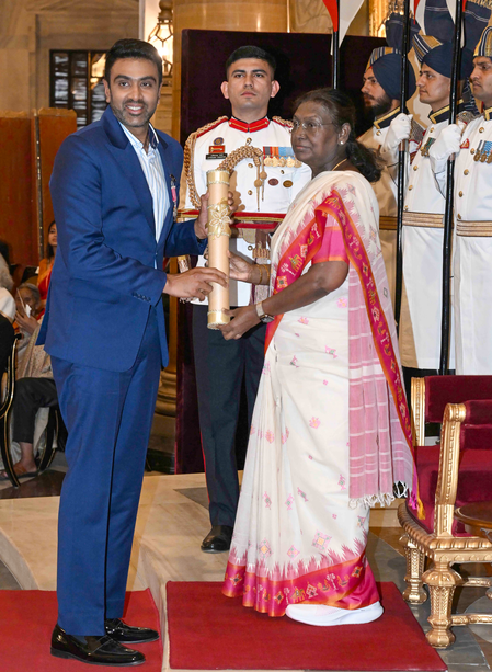 BCCI congratulates Ravichandran Ashwin after he receives Padma Shri Award BCCI congratulates Ravichandran Ashwin after he receives Padma Shri Award