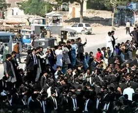 Pak: Lawyers continue protest as CCI fails to build consensus over canal project Pak: Lawyers continue protest as CCI fails to build consensus over canal project