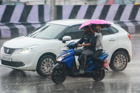 Heavy rain, thunderstorms likely in Tamil Nadu for four days