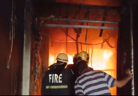 Eight killed in building fire near Hyderabad's Charminar