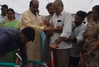 लोकसभा अध्यक्ष ओम बिरला ने कोटा में प्रधानमंत्री दिव्याग केंद्र का उद्घाटन किया, लाभार्थियों को सहायता सामग्री वितरित की