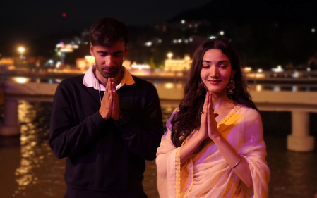 'Ginny Wedss Sunny 2' leads Avinash Tiwary & Medha Shankr attend Rishikesh’s Ganga Aarti 'Ginny Wedss Sunny 2' leads Avinash Tiwary & Medha Shankr attend Rishikesh’s Ganga Aarti