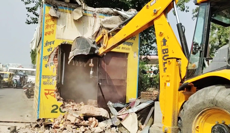 Anti-encroachment drive intensifies in UP's Sambhal, illegal constructions demolished