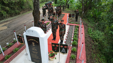 Assam Rifles commemorates valour of 6 fallen soldiers in Manipur