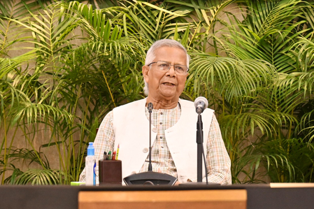 Pushed into corner, Bangladesh's Yunus cites 'foreign conspiracy' behind poor governance Pushed into corner, Bangladesh's Yunus cites 'foreign conspiracy' behind poor governance