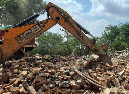 K'taka govt demolishes illegal religious mutt in Belagavi after seer’s arrest