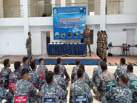 ICG holds weapons training camp 'Hoshiyar-25' to keep itself prepared