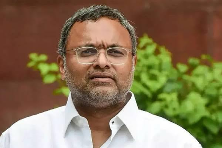 Cong MP Karti Chidambaram slams arrest of law student Sharmishta Panoli over social media post