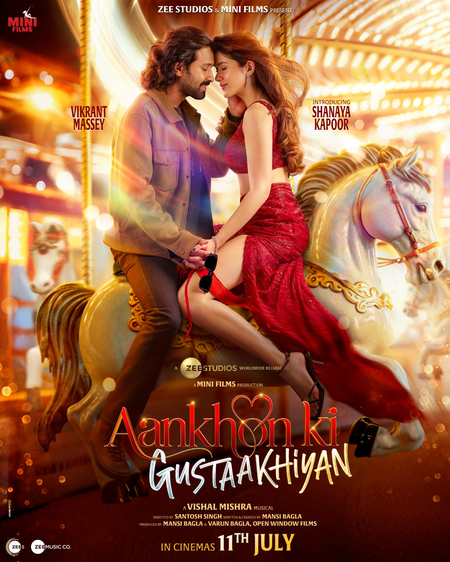 Vikrant, Shanaya’s ‘Aankhon Ki Gustaakhiyan’ poster is all about ‘two hearts, one love’ Vikrant, Shanaya’s ‘Aankhon Ki Gustaakhiyan’ poster is all about ‘two hearts, one love’