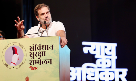 LoP Gandhi slams CM Nitish; calls Bihar crime capital of India