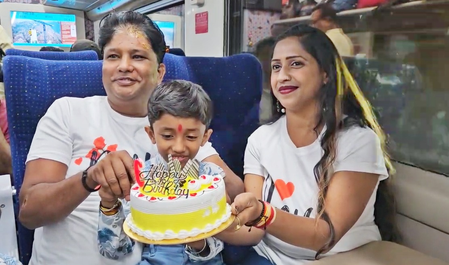 Family from Varanasi celebrates son’s birthday on J&K's Chenab railway bridge; thanks PM Modi