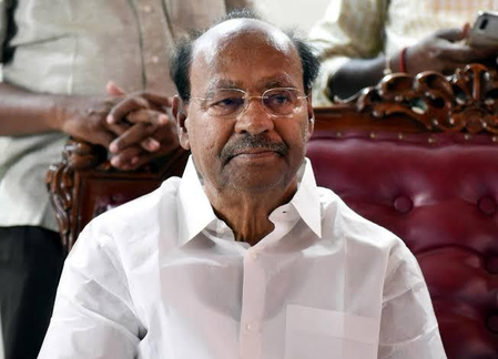 PMK founder Ramadoss says reconciliation talks with son Anbumani ended in a 'draw' PMK founder Ramadoss says reconciliation talks with son Anbumani ended in a 'draw'